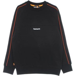 Timberland, Sweatshirts & Hoodies, Heren, Zwart, M, lichtgewicht crewneck sweatshirt