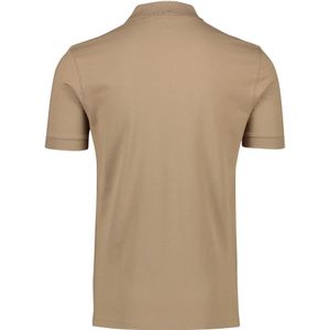 Hugo Boss, Tops, Heren, Bruin, 5Xl, Bruine Polo Shirt met korte mouwen