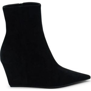 Vic Matié, Schoenen, Dames, Zwart, 36 EU, Zwarte Cocoon Enkellaars