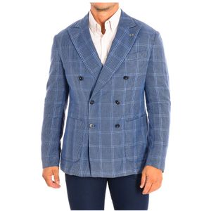 La Martina, Formal Blazers Blauw, Heren, Maat:3XL