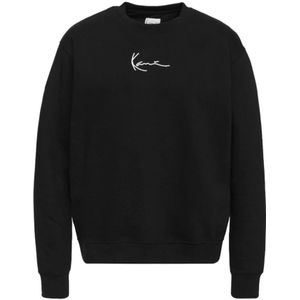 Karl Kani, Sweatshirts & Hoodies, Heren, Zwart, M, Katoen, Heren Small Signature Sweatshirt