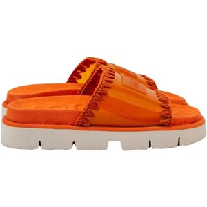 Mou, Schoenen, Dames, Oranje, 38 EU, Bio Sandal Pumpkin Monoband