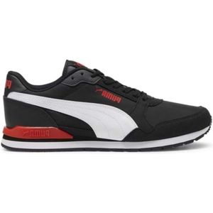 Puma, Schoenen, Heren, Veelkleurig, 42 1/2 EU, Runner V3 Zwart Wit Sneakers