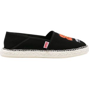 Kenzo, Zwarte platte schoenen - Heren Espadrilles Zwart, Heren, Maat:44 EU