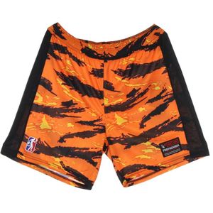 Propaganda, Sport, Heren, Oranje, XL, Polyester, Tiger Camo Basketball Shorts Orange