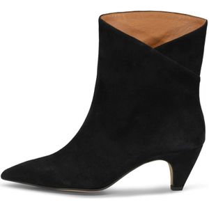 Shoe the Bear, Schoenen, Dames, Zwart, 39 EU, Suède, Paula Suède Enkellaarsje