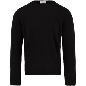 Filippo De Laurentiis, Sweatshirts & Hoodies, Heren, Zwart, L, Zwarte Unisex Sweaters