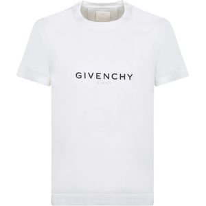 Givenchy, Tops, Heren, Wit, S, Katoen, T-Shirts