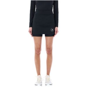 Adidas by Stella McCartney, Sport, Dames, Zwart, S, Actieve Skort voor Vrouwen