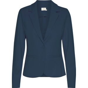 Kaffe, Jassen, Dames, Blauw, L, Polyester, Midnight Marine Blazer Jas