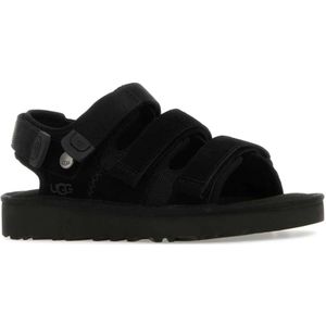 Ugg, Schoenen, Dames, Zwart, 41 EU, Suède, Flat Sandalen