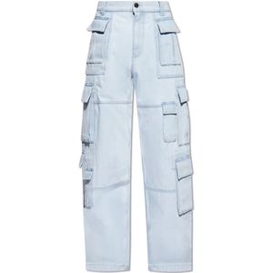 Versace, Cargo jeans Blauw, Heren, Maat:W32