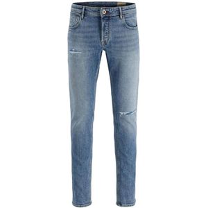 Jack & Jones, Jeans, Heren, Blauw, W31 L32, Moderne en comfortabele Slim Fit Jeans