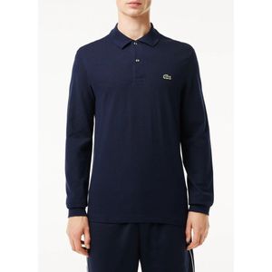 Lacoste Classic Fit polo lange mouw - navy blauw