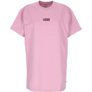 Vans, Center Vee Tee Jurk - Lilas Roze, Dames, Maat:M