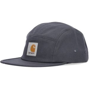 Carhartt Wip, Accessoires, unisex, Grijs, ONE Size, Katoen, Platte klep pet voor mannen