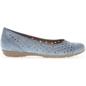 Gabor, Schoenen, Dames, Blauw, 35 EU, Hemelsblauwe Instap Zomer Ballerina