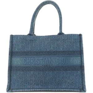 Dior Vintage, Pre-owned, unisex, Blauw, ONE Size, Denim, Pre-owned Denim dior-bags