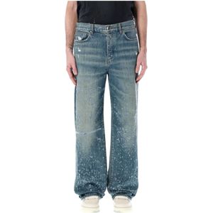 Amiri, Jeans, Heren, Blauw, W33, Shotgun Baggy Jeans