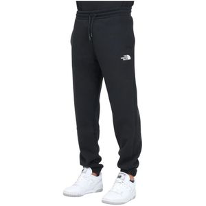 The North Face, Broeken, Heren, Zwart, L, Sportieve Zwarte Joggers voor Mannen