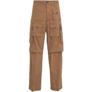 Nine In The Morning, Broeken, Heren, Bruin, M, Katoen, Bruine Ss 24 Broek voor Mannen