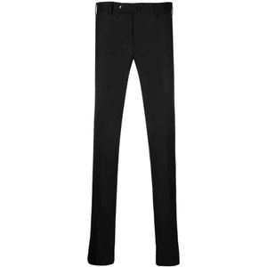 Pt01, Broeken, Heren, Zwart, 2Xl, Wol, Slim-fit broek