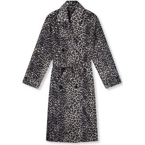 Refined Department, Leopard Print Trenchcoat Veelkleurig, Dames, Maat:S