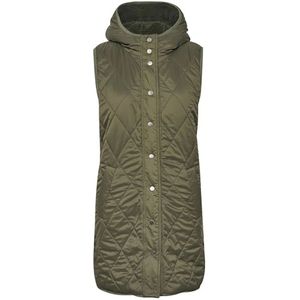 Part Two, Omkeerbaar gewatteerd vest Groen, Dames, Maat:XS