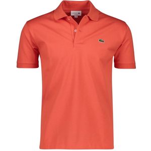 Lacoste, Tops, Heren, Oranje, S, Katoen, Oranje Polo Shirt
