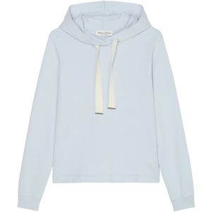 Marc O'Polo, Sweatshirts & Hoodies, Dames, Blauw, XS, Katoen, Ontspannen hoodie