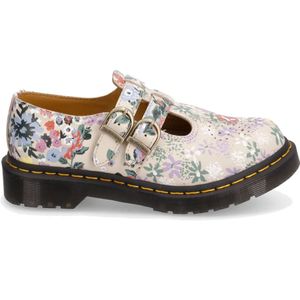 Dr. Martens, Schoenen, Dames, Beige, 37 EU, Leer, Neutrale Zomertinten Leren Klompen