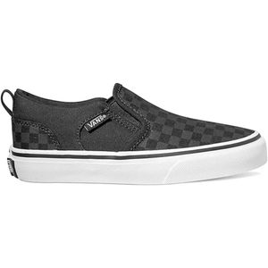 Vans, Schoenen, Heren, Veelkleurig, 39 EU, Asher Checkerboard Zwarte Sneakers