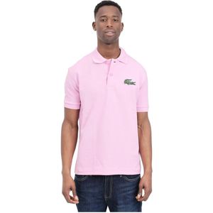 Lacoste, Tops, Heren, Roze, S, Polo Shirts