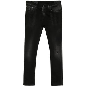 Dondup, Jeans, Heren, Zwart, W30, Klassieke 5-Pocket Jeans