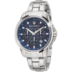 Maserati, Accessoires, Heren, Grijs, ONE Size, Heren RVS Armband Horloge