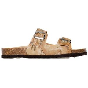 Alviero Martini 1a Classe, Schoenen, Heren, Beige, 41 EU, Heren Slippers Lente/Zomer Collectie