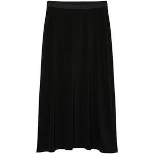 Marc O'Polo, Rokken, Dames, Zwart, XS, Katoen, A-lijn jersey rok