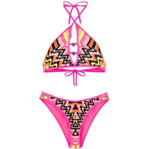 F**k, Bikinis Roze, Dames, Maat:L