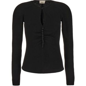 Isabel Marant, Tops, Dames, Zwart, S, Long Sleeve Tops