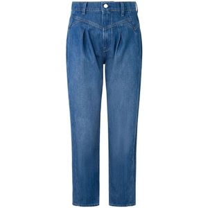 Pepe Jeans, Jeans, Dames, Blauw, W26, Denim, Denim Straight Jeans voor Vrouwen