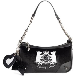 Juicy Couture, Tassen, Dames, Zwart, ONE Size, Polyester, Zwarte Bugatti Polyester/PU Tas