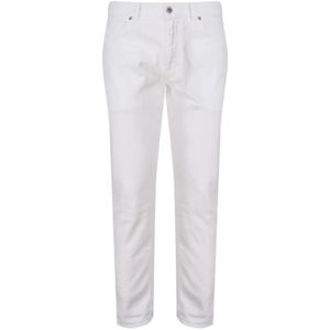 Mauro Grifoni, Slim-fit Jeans Wit, Heren, Maat:W32