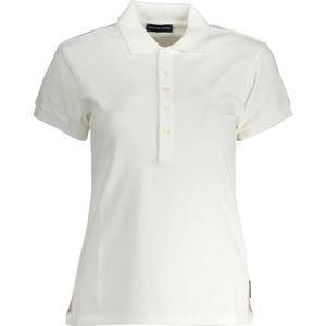 North Sails, North Sails White Cotton Polo Shirt Wit, Heren, Maat:L