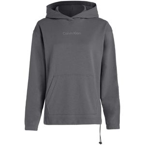 Calvin Klein, Sweatshirts & Hoodies, Dames, Grijs, M, Ck Performance Pw Sweater - Hoodie