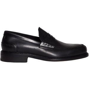 Berwick, Schoenen, Heren, Zwart, 43 1/2 EU, Leren Moccasin, Klassieke Stijl