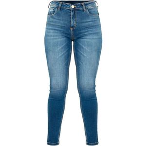 Kocca, Jeans, Dames, Blauw, W31, Skinny jeans met hoge taille en zakken