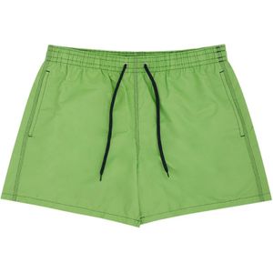 Malo, Boxershort met contraststiksels en zakken Groen, Heren, Maat:S