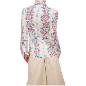 Etro, Blouses & Shirts, Dames, Veelkleurig, M, Katoen, Fantasia Dameshemden