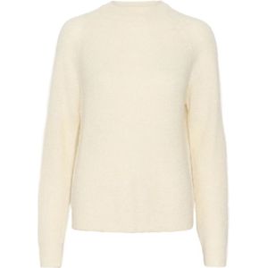 Soaked in Luxury, Truien, Dames, Wit, L, Witte Raglan Pullover Trui