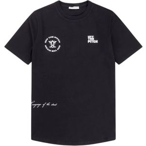 Off The Pitch, Generation Slim Fit Zwart T-Shirt Zwart, Heren, Maat:XL